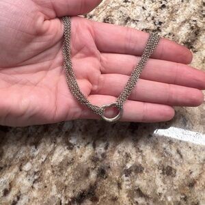 Silver heart necklace